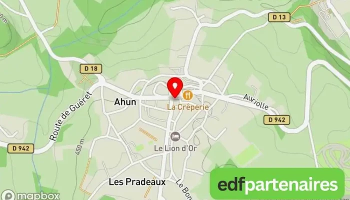 carte de Pharmacie Berger Pharmacie à Ahun