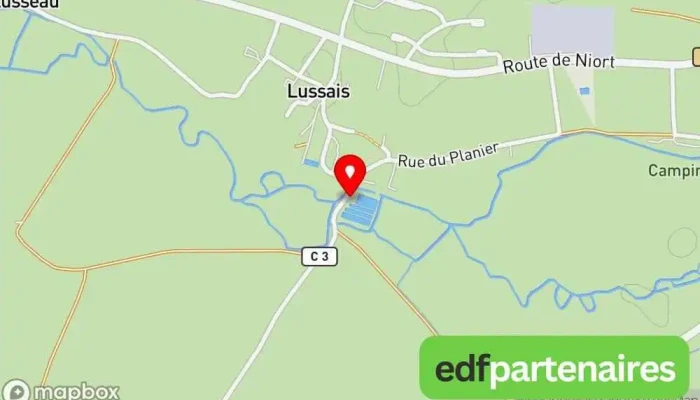 Pisciculture De Lussais -  Carte - Chef-boutonne