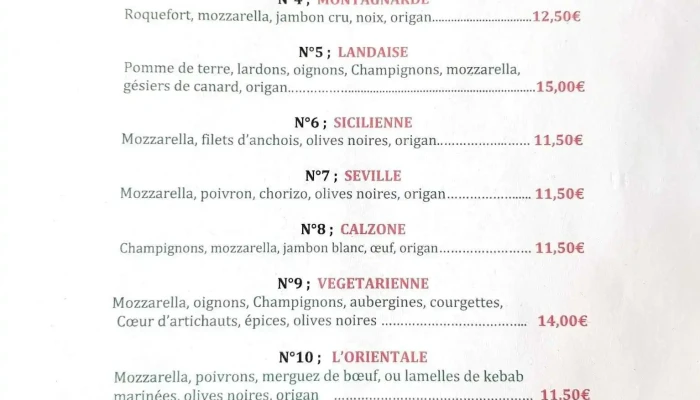 Pizzeria La Perla Pizza -  Photos Du Proprietaire - Annesse-et-beaulieu