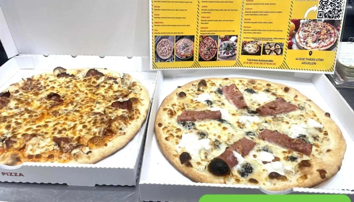 Pizzeria Rotisserie Et Hamburgers Chez Mechmech Pizza - Aiguillon