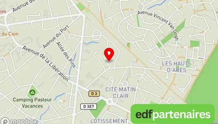 Place De Leglise Carte - Arès