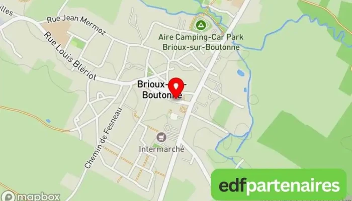 Place Du Marche Carte - Brioux-sur-boutonne