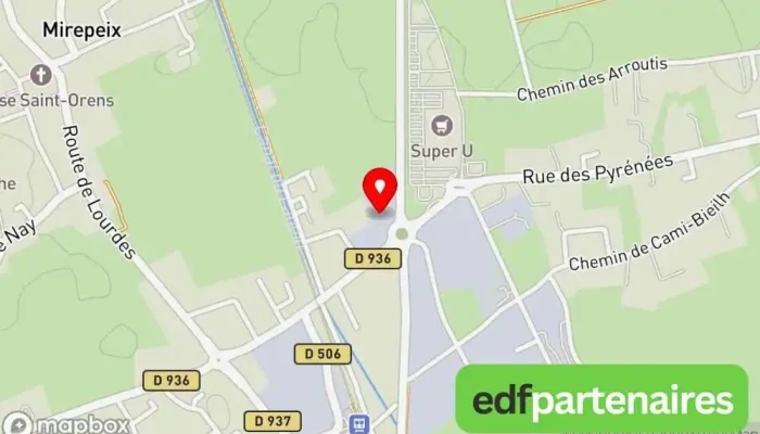 Pointp   Benejacq Carte - Bénéjacq