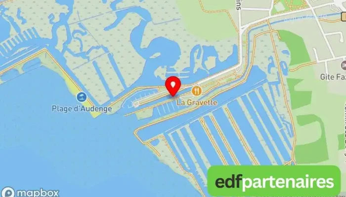 Port Daudenge Carte - Audenge