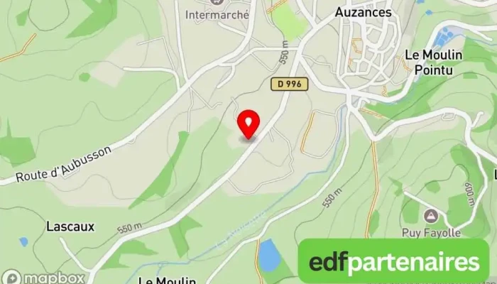 Potier Auto -  Carte - Auzances