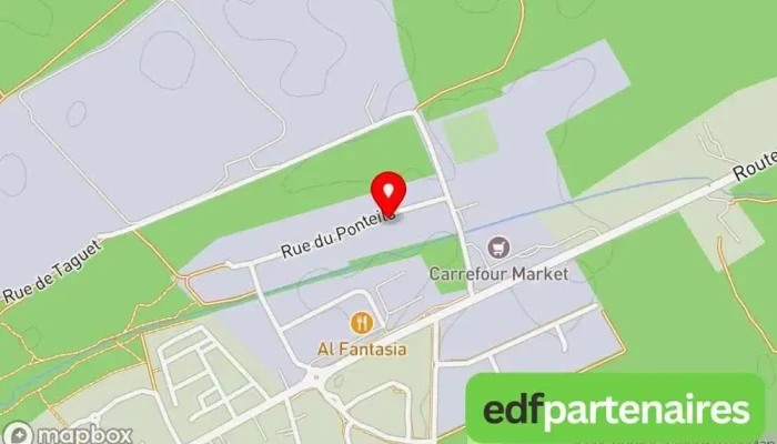 Quadrillage -  Carte - Audenge