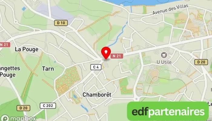 carte de Renault Concessionnaire automobile à Aixe-sur-Vienne
