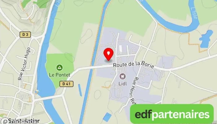carte de Rians Fromagerie à Saint-Astier