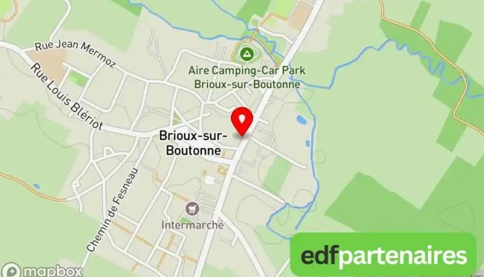 Salle Escalade -  Carte - Brioux-sur-boutonne