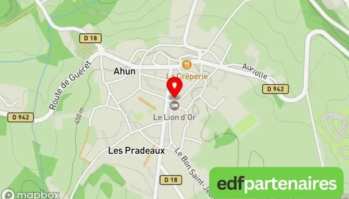 carte de Sarl bidet Boulangerie, Pâtisserie à Ahun