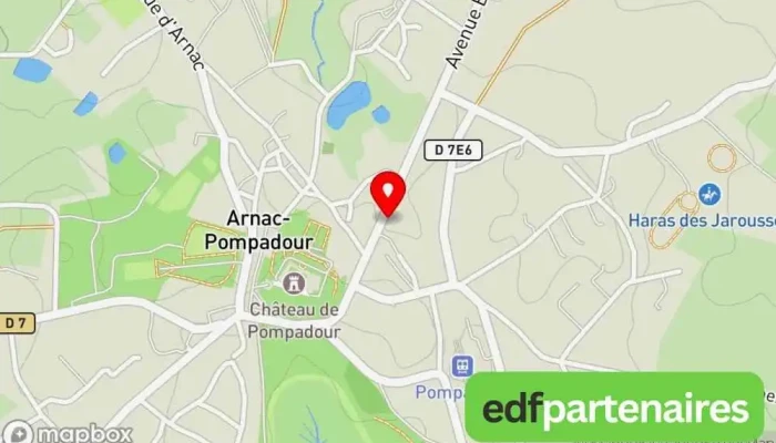 carte de SARL JM LABROT Dacia Concessionnaire Dacia, Concessionnaire automobile à Arnac-Pompadour