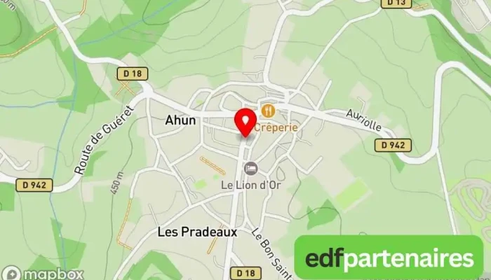 carte de SAS Gaumet Kloepfer Boucherie-charcuterie à Ahun
