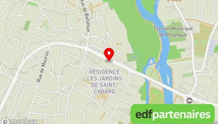 carte de SODIPAR Angoulême Magasin de produits de beauté à Angoulême