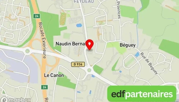 carte de SONEPAR (CGED) Magasin de matériel électrique à Artigues-près-Bordeaux