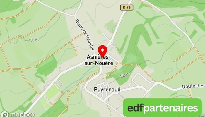 Spa De La Nouere Charente Carte - Asnières-sur-nouère