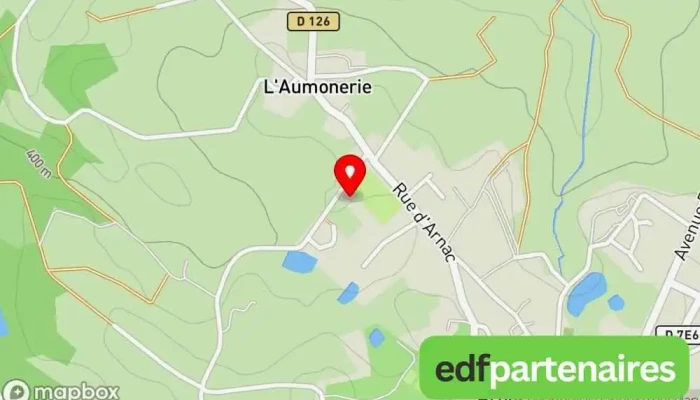 carte de Stade Pierre Villepreux Stade à Arnac-Pompadour