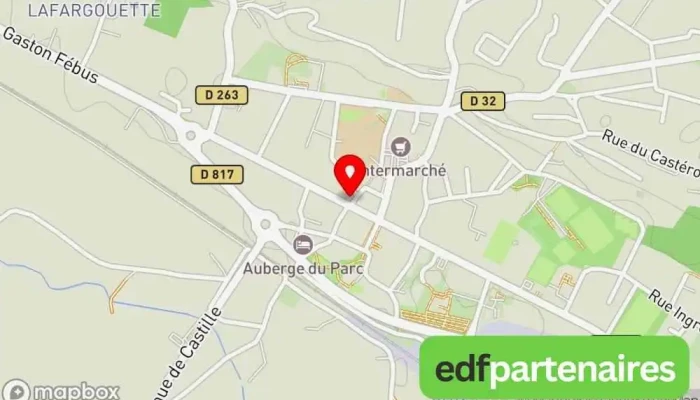 carte de Stéphane Plaza Immobilier Artix Agence immobilière à Artix