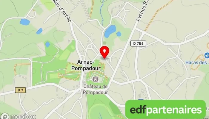 carte de Syndicat de Défense de l'AOP Pomme du Limousin Syndicat à Arnac-Pompadour
