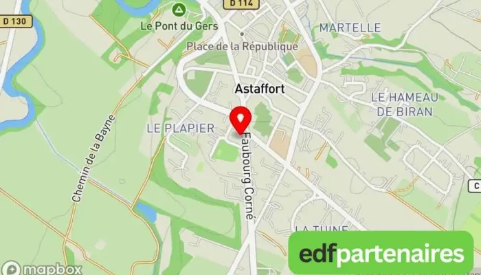 Tabac Presse -    Fdjcbd Astaffort Carte - Astaffort