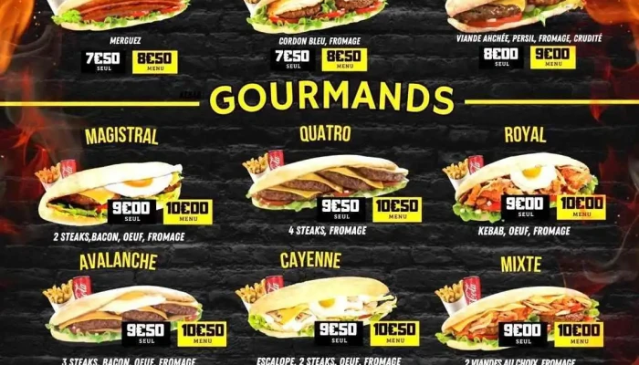 Tacos -  Menu - Chasseneuil-sur-bonnieure
