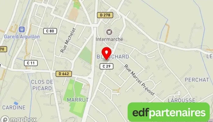 carte de Tallet Distribution Épicerie à Aiguillon