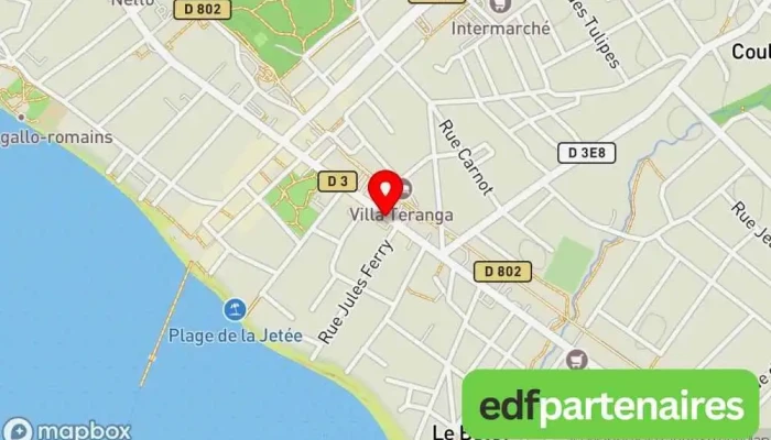 carte de TELECOM 1 Magasin de téléphonie mobile à Andernos-les-Bains