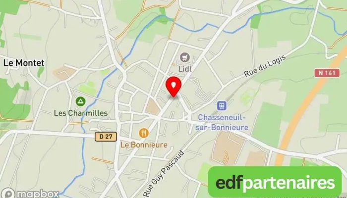 Teracher Ets -  Carte - Chasseneuil-sur-bonnieure