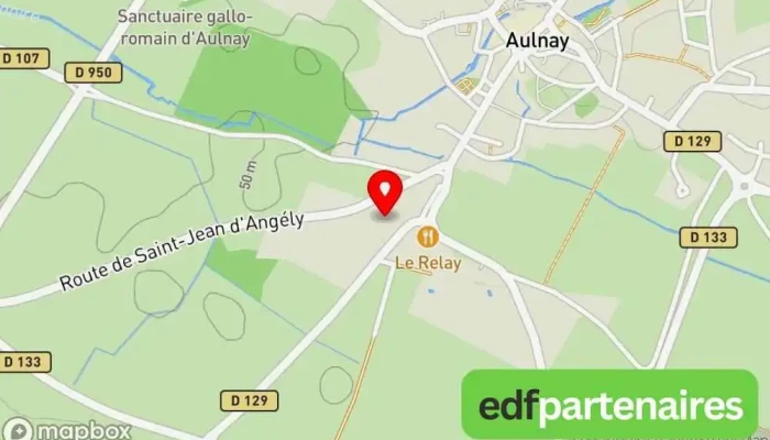 Terre Atlantique -    Silo Daulnay Carte - Aulnay