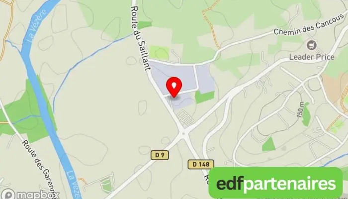 carte de Terres du Limousin Jardinerie à Allassac