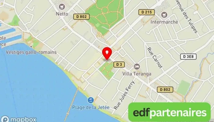 carte de The shop Magasin de vêtements pour femmes à Andernos-les-Bains