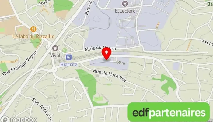 carte de Tissus Docks de la Negresse Magasin de tissus à Biarritz