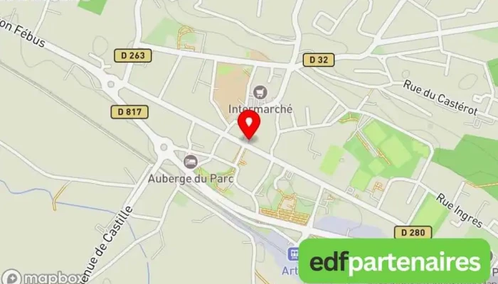 carte de Vapozen Artix - VAPE & CBD Boutique de cigarettes électroniques, Magasin de cannabis à Artix