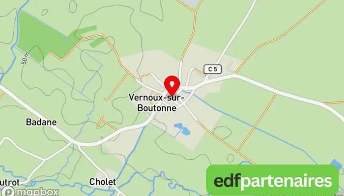 Vernoux -  Sur Boutonne Carte - Vernoux-sur-boutonne