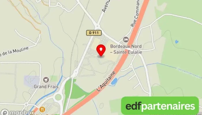 carte de VM Matériaux Magasin de materiaux de construction à Sainte-Eulalie