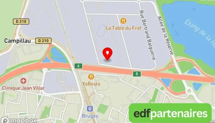 Volvo Truck Center Bordeaux -    Bruges Carte - Bruges