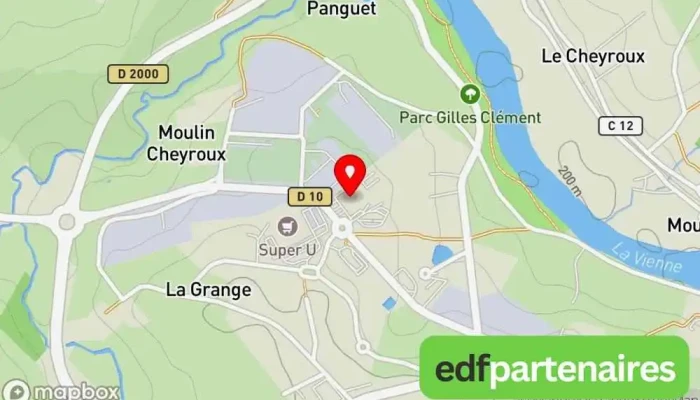carte de Weldom Aixe Sur Vienne Magasin de bricolage à Aixe-sur-Vienne
